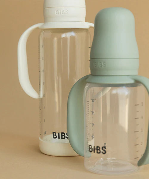 BIBS Baby Bottle, BPA Free plastic 150ml Latex - Sage