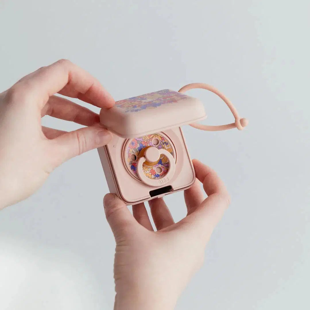 BIBS Pacifier Box Blush