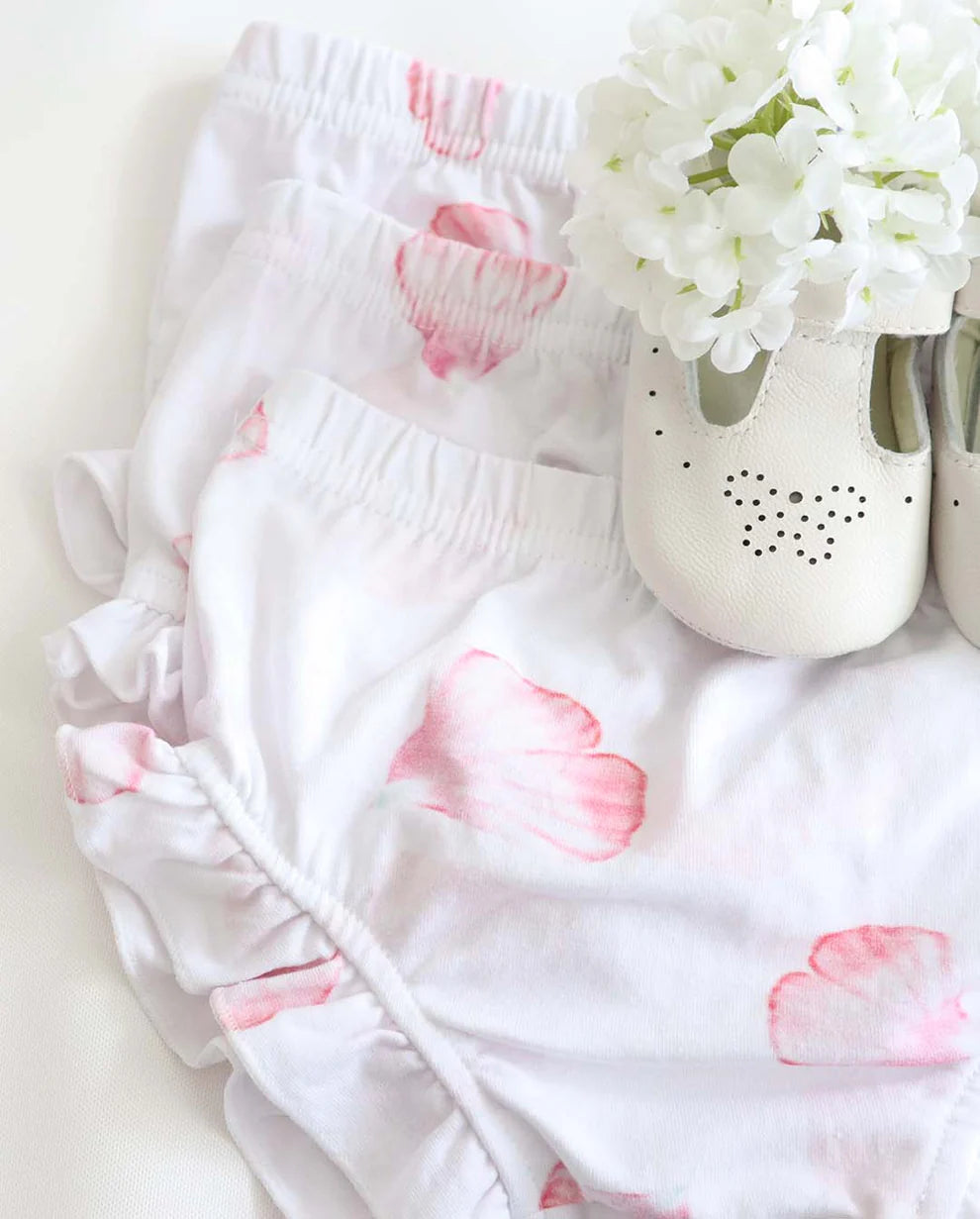 Baby Girls Aerin Petal Cotton Jersey Ruffle Bloomer (Limited Edition Print) Regular price