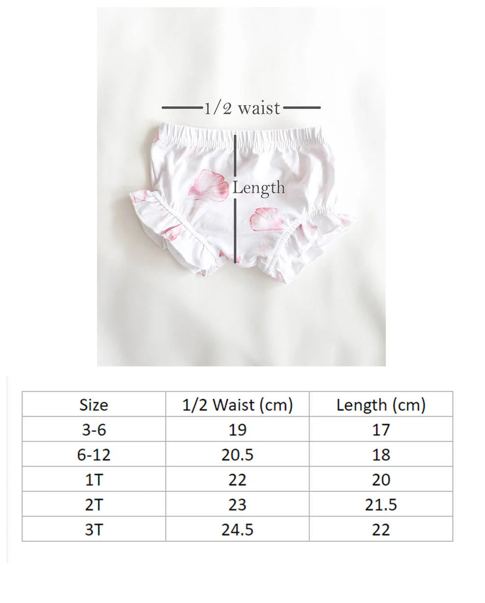 Baby Girls Aerin Petal Cotton Jersey Ruffle Bloomer (Limited Edition Print) Regular price