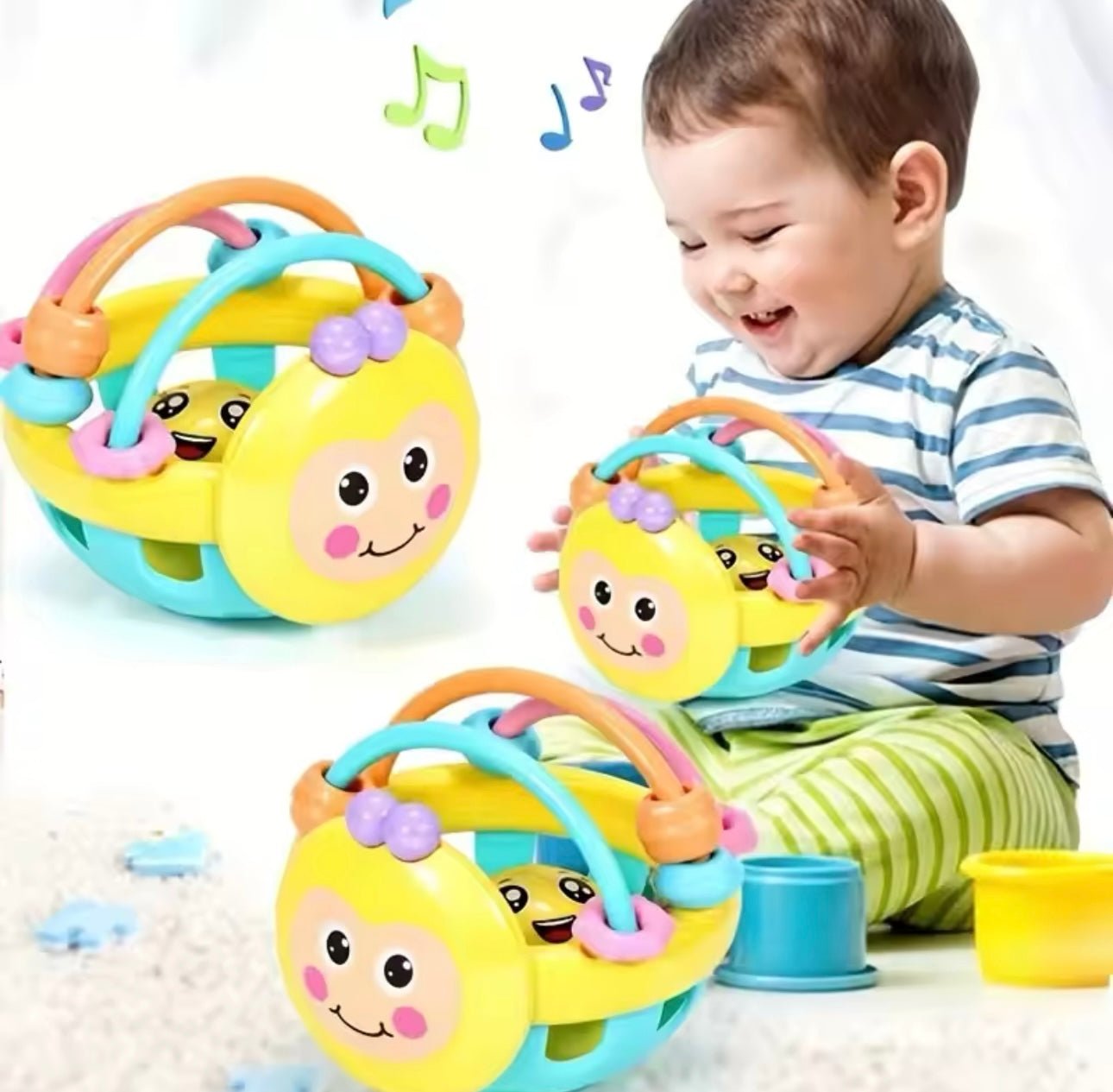 Catch ball Rattle - Bubs Universe