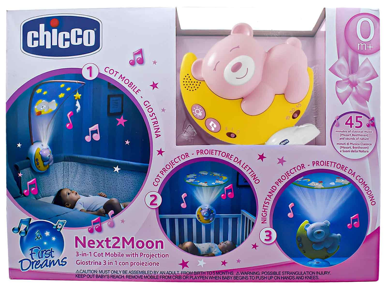 CHICCO Toy Next2Moon Pink - Bubs Universe