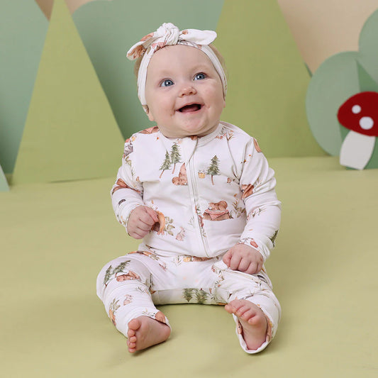Snuggle Hunny, Bears Organic Snugglesuit Convertible Romper