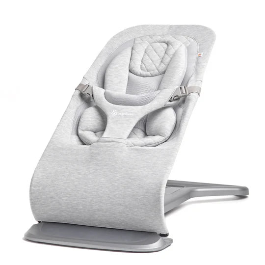 ERGOBABY EVOLVE 3 IN 1 BOUNCER - LIGHT GREY - Bubs Universe
