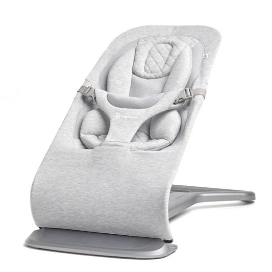 ERGOBABY EVOLVE 3 IN 1 BOUNCER - LIGHT GREY - Bubs Universe