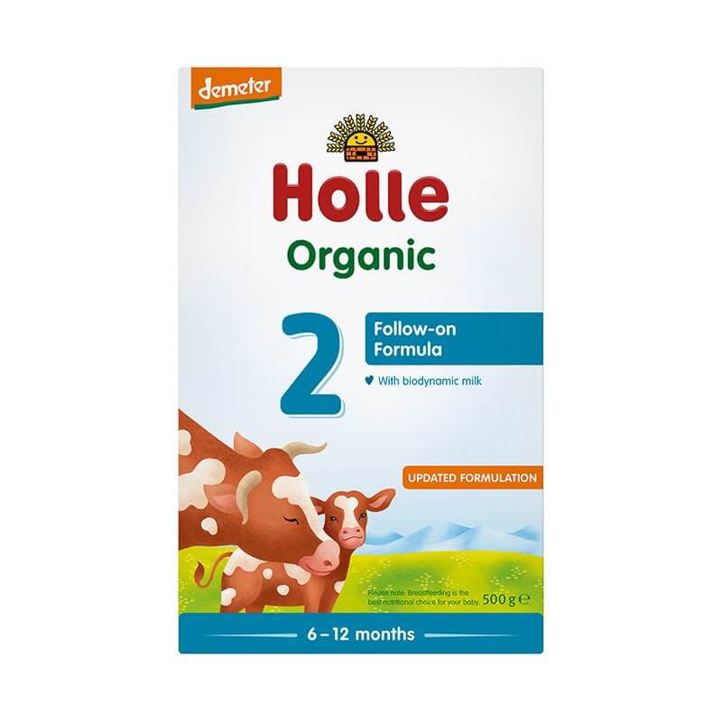 HOLLE Organic Cow Milk Infant Follow - On Formula 2 with DHA 500g - Bubs Universe