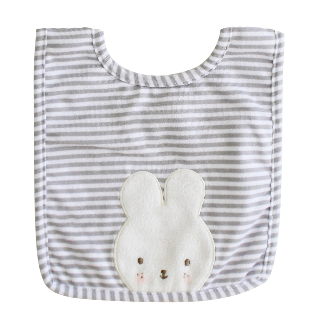 ALIMROSE Baby Bunny Bib Grey
