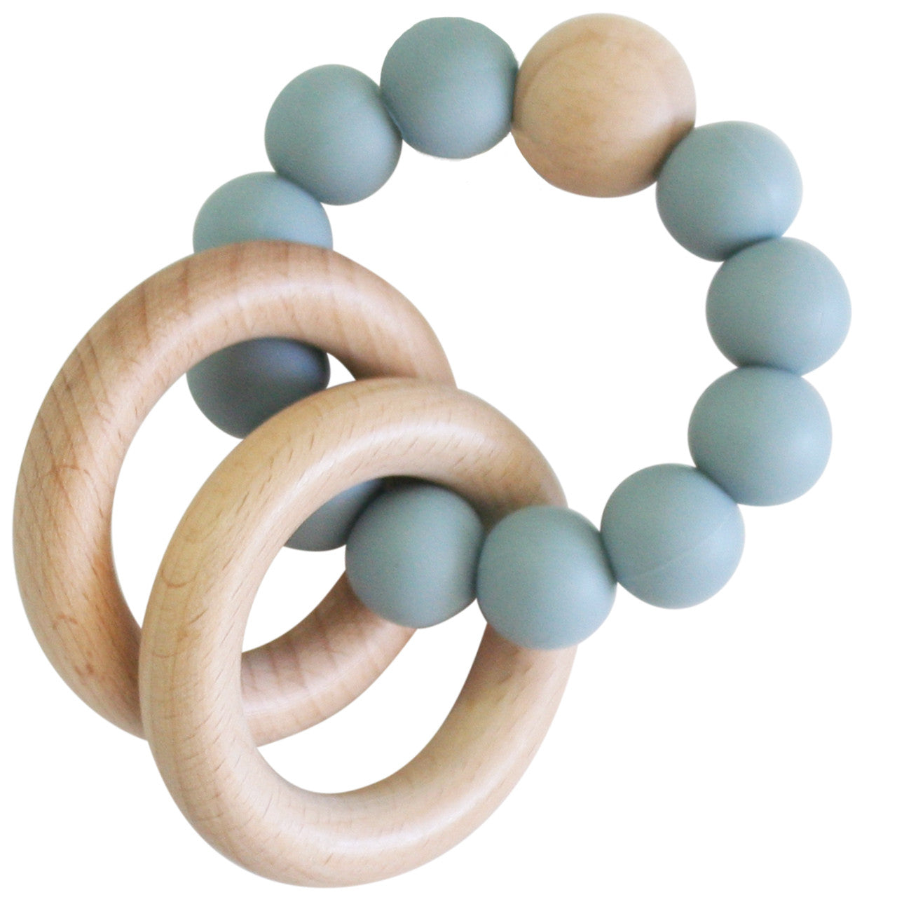 ALIMROSE Beechwood Teether Ring - Ether