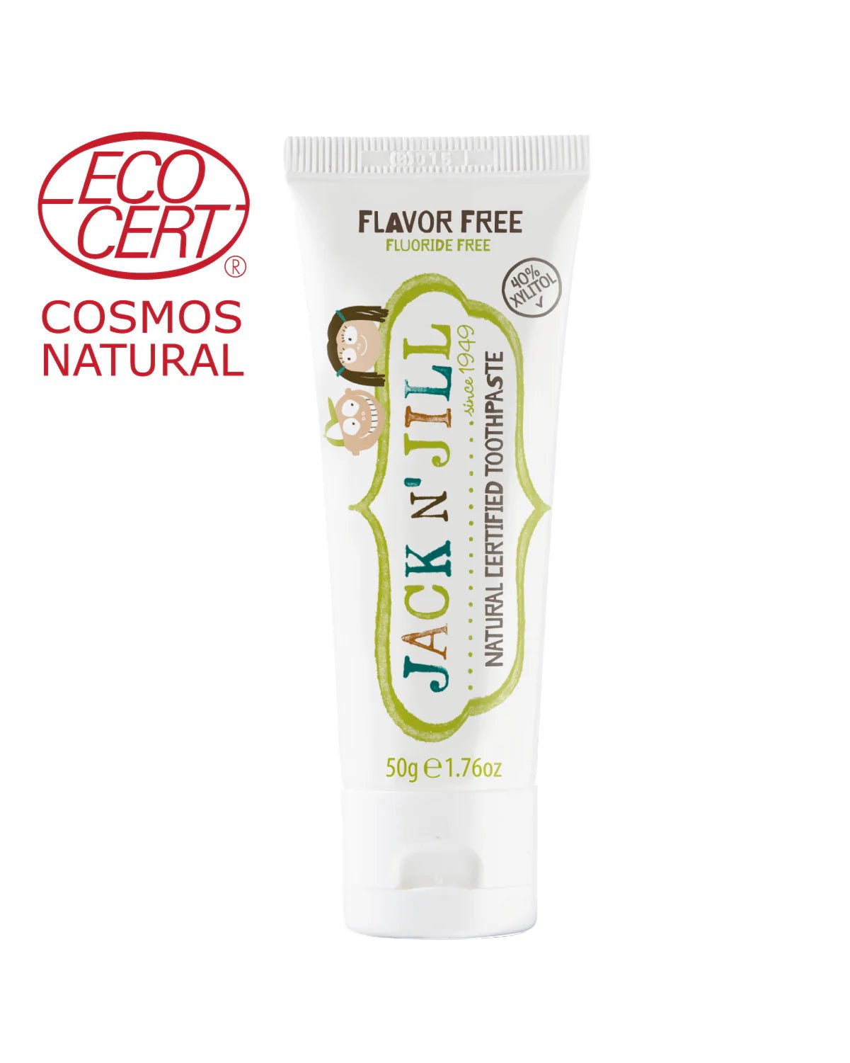 Jack n' Jill, Natural Certified Toothpaste, 1.76 oz (50 g) - Bubs Universe