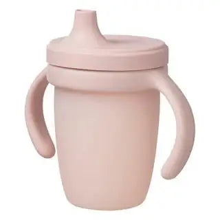 NEW Silicone Spout Cup - blush - Bubs Universe