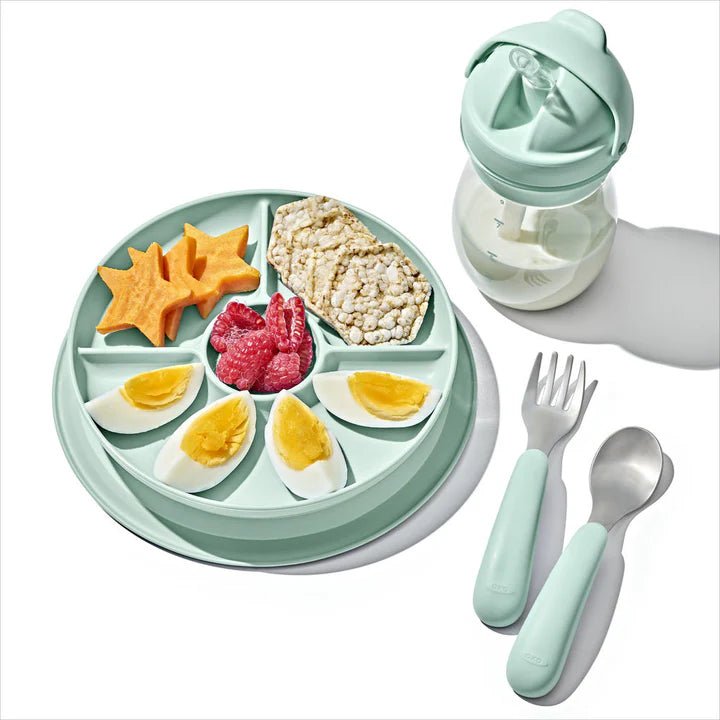 OXO TOT STICK & STAY SUCTION DIVIDED PLATE - Bubs Universe