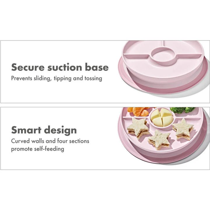 OXO TOT STICK & STAY SUCTION DIVIDED PLATE - Bubs Universe