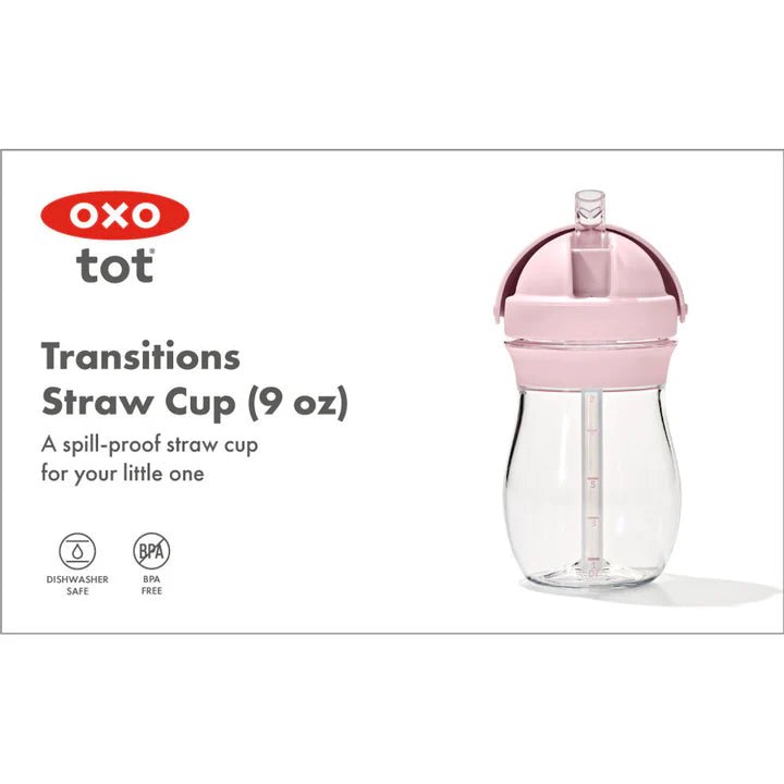 OXO TOT TRANSITIONS 9OZ STRAW CUP - Bubs Universe