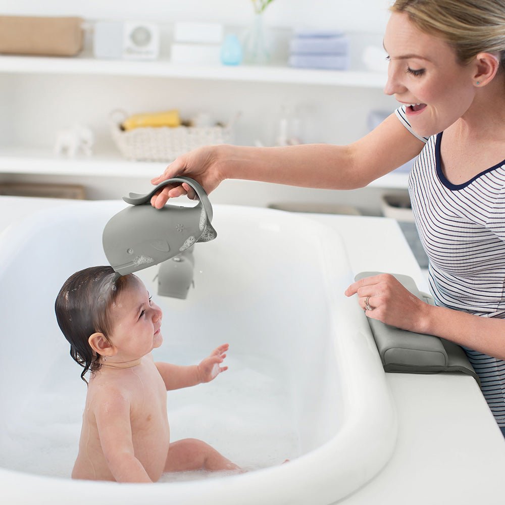 Skip Hop Moby Waterfall Bath Rinser - Grey - Bubs Universe
