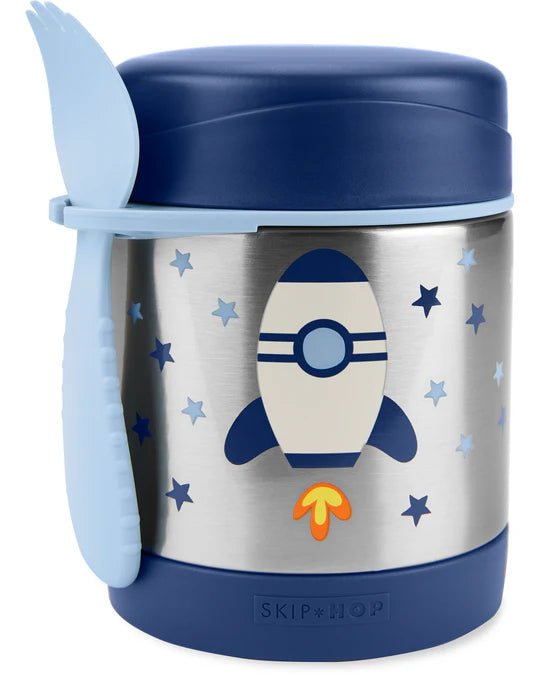 SKIP HOP SPARK STYLE INSULATED FOOD JAR WITH SPACE AND ROCKET DESIGNE