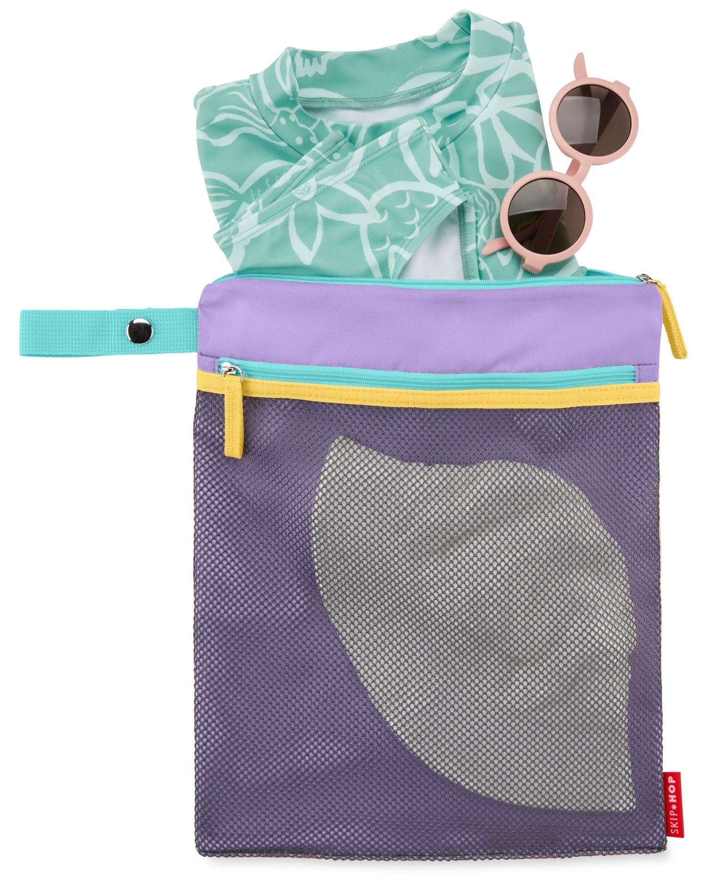 SKIP HOP SPARK STYLE WET BAG - PURPLE/PINK - Bubs Universe
