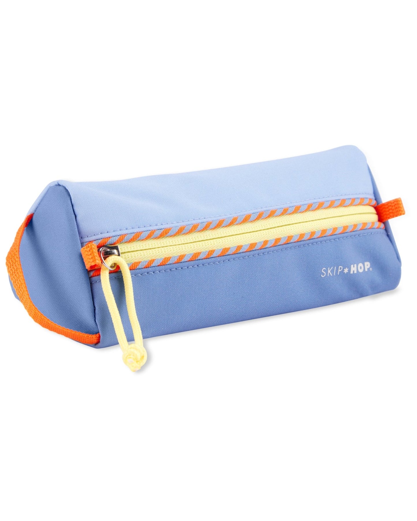 Skip Hop blue and purpel Pencil case with yellow zipper