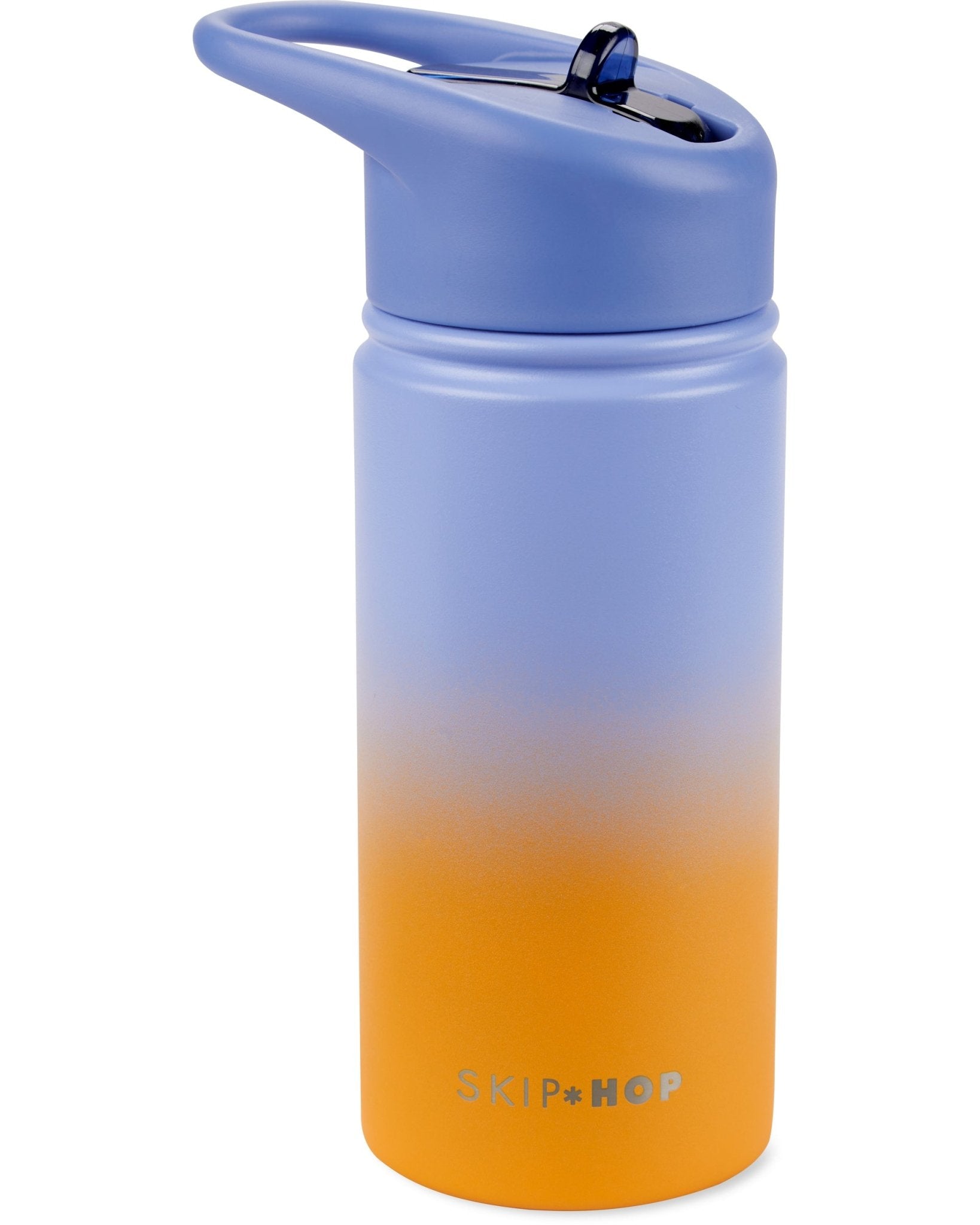 SKIP HOP WANDER STAINLESS STEEL WATER BOTTLE - OMBRE BLUE - Bubs Universe