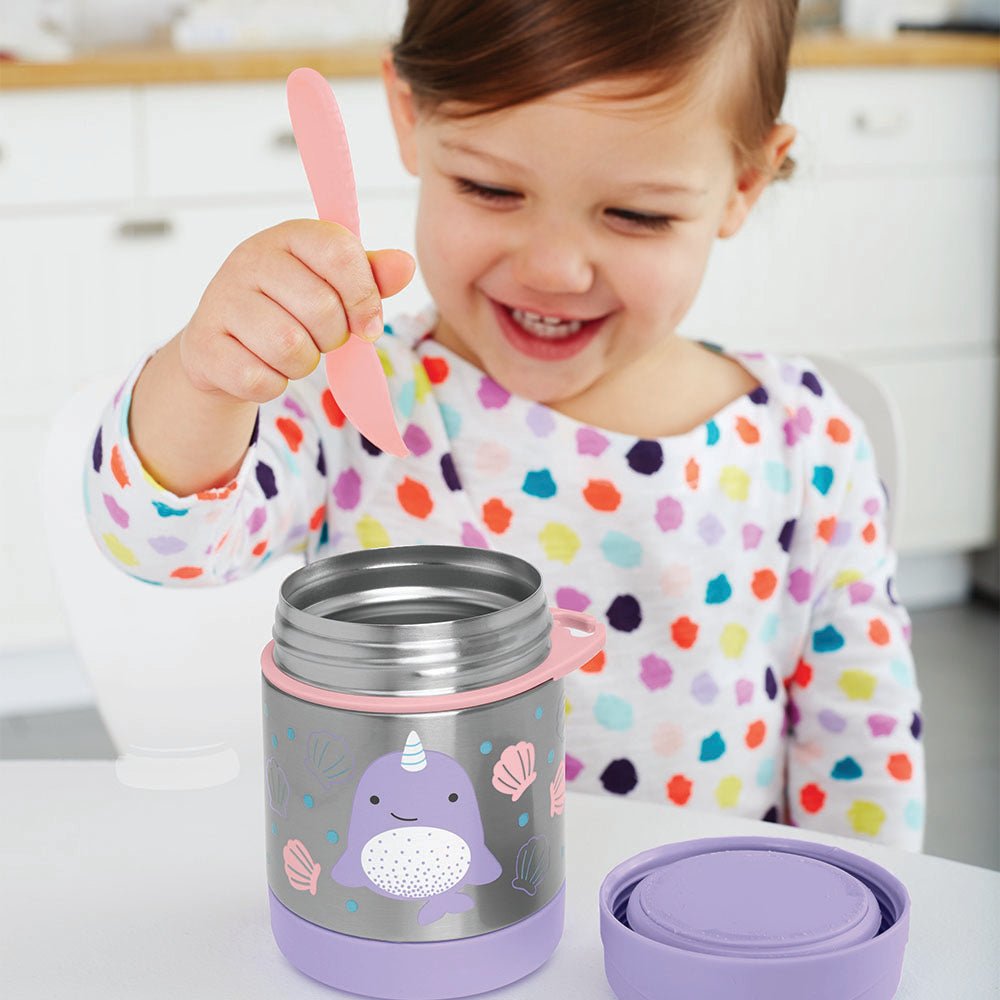 Skip Hop Zoo Insulated Food Jar - Narwhale - Bubs Universe