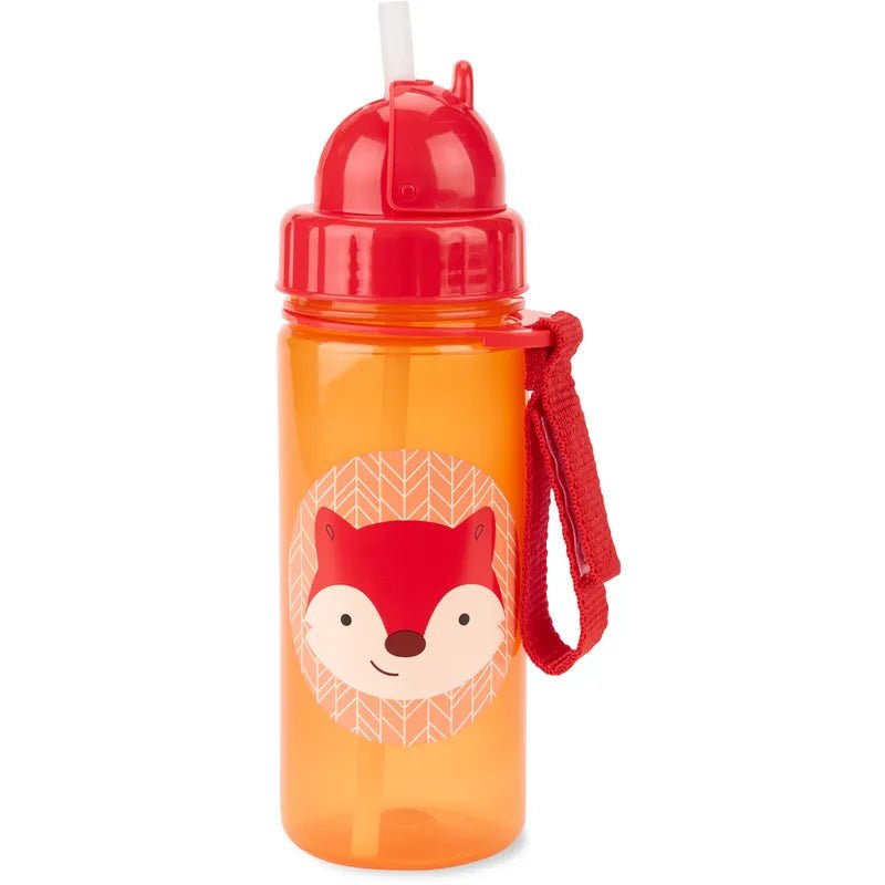 Skip Hop Zoo Straw Bottle with Shoulder Strap - Bubs Universe