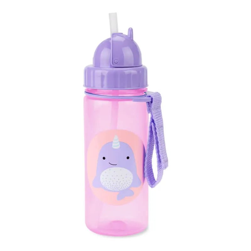 Skip Hop Zoo Straw Bottle with Shoulder Strap - Bubs Universe