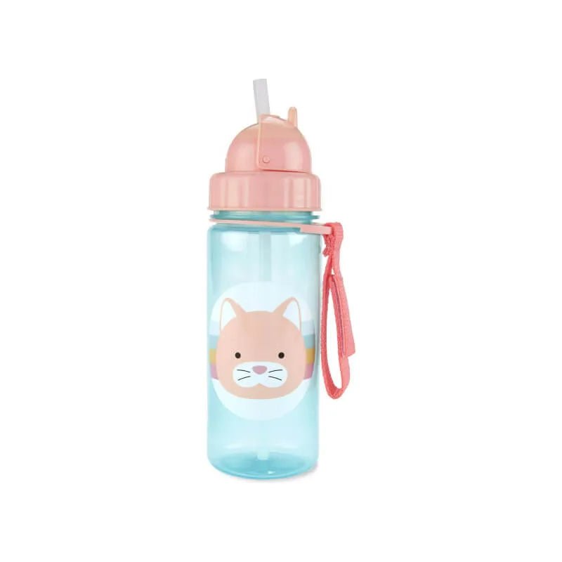 Skip Hop Zoo Straw Bottle with Shoulder Strap - Bubs Universe