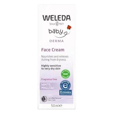 Weleda Baby White Mallow Face Cream 50Gr - Bubs Universe