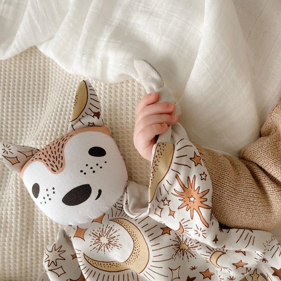 Kippins Wolfie Kippin Organic Cotton Baby Comforter