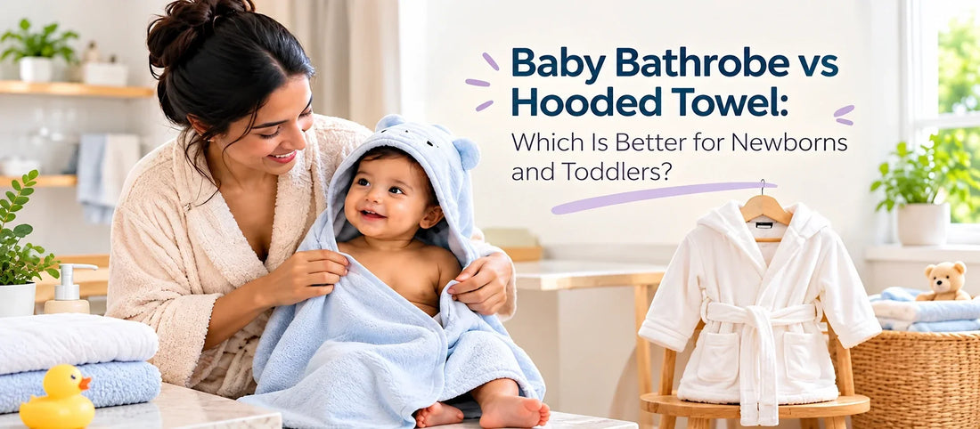 Baby Bathrobe vs Hooded Towel: Which Is Better for Newborns and Toddlers?