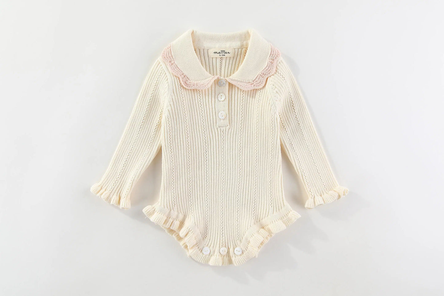 Ma Mer Stella Romper Cream