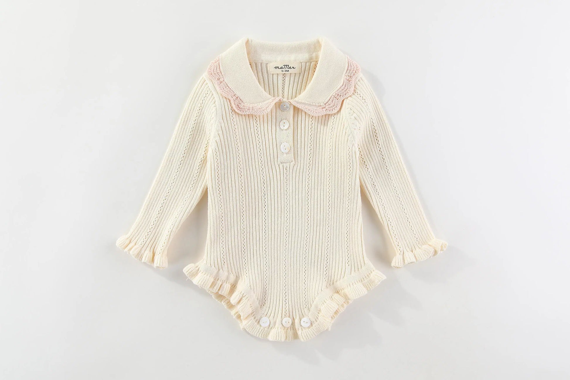 Ma Mer Stella Romper Cream