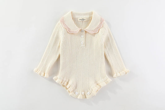 Ma Mer Stella Romper Cream