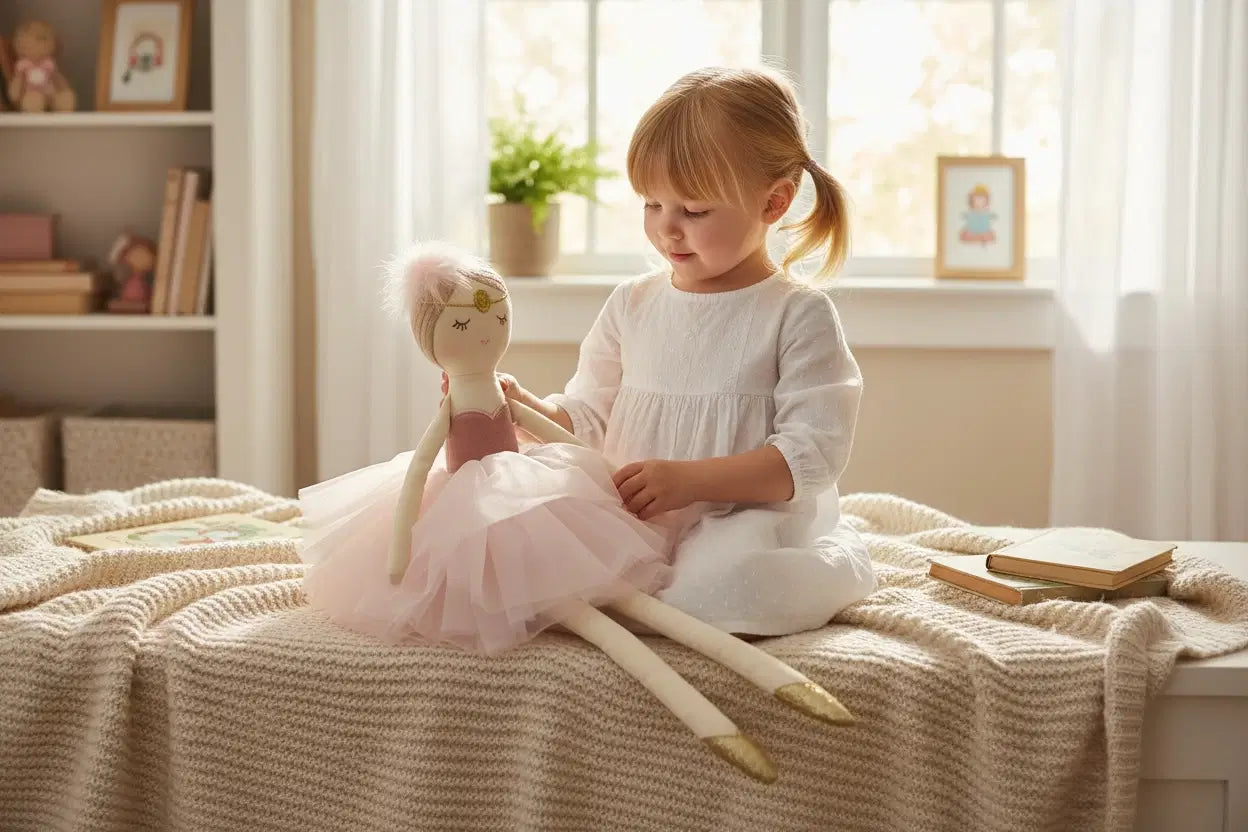 Giggle Bubs Lila Rose Ballerina Doll 50cm