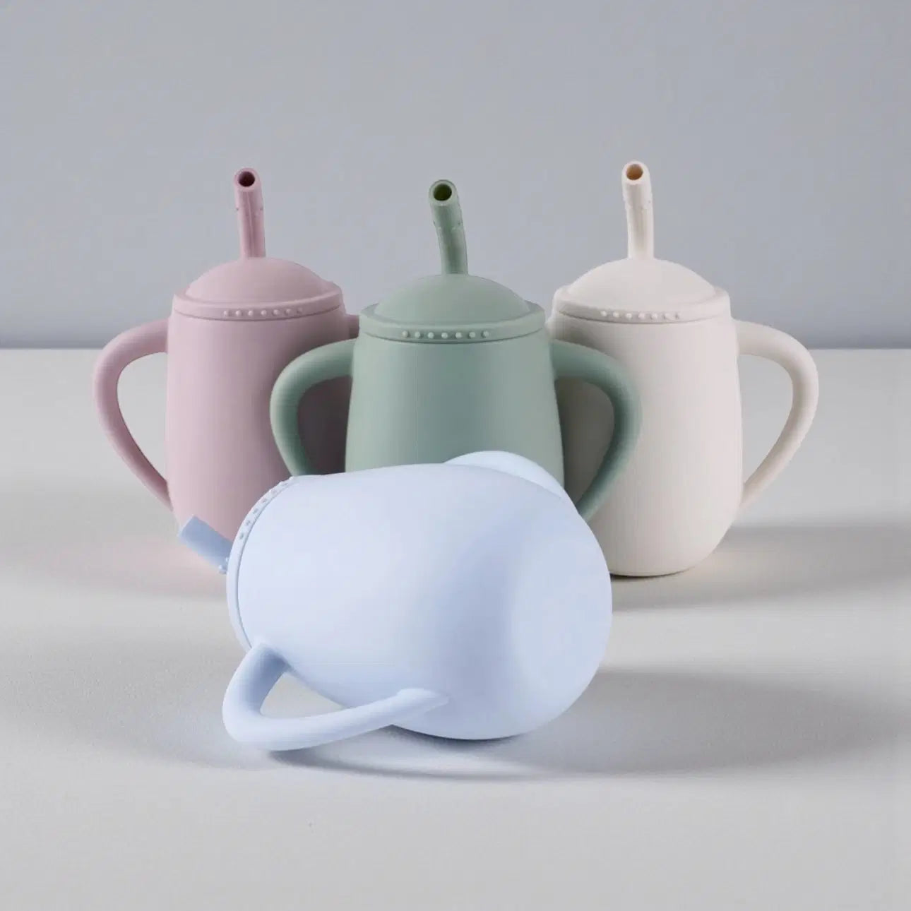 Giggle Bubs, EasySip Toddler Silicone Straw Cup