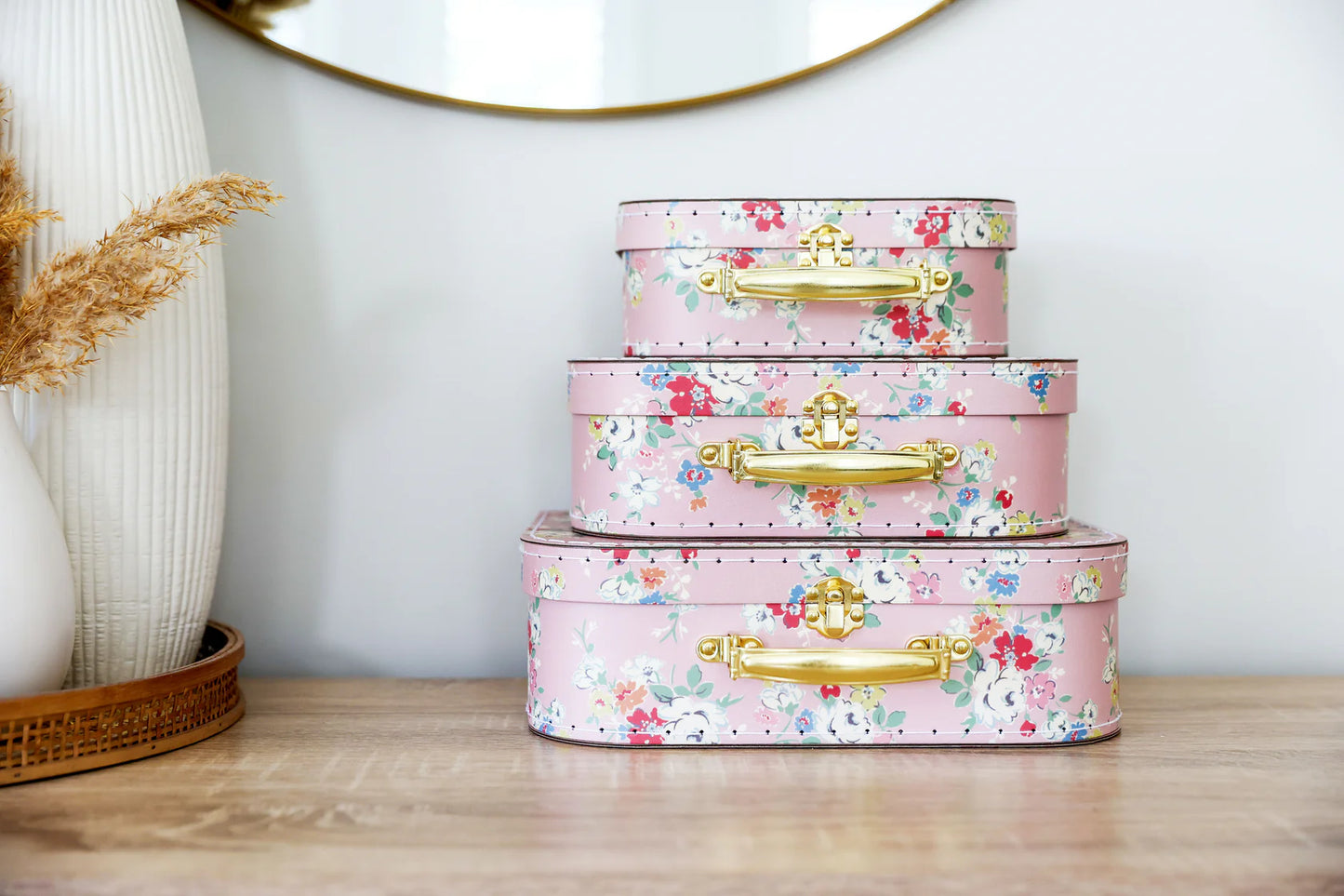 ALIMROSE Kids Carry Case Set Vintage Rose