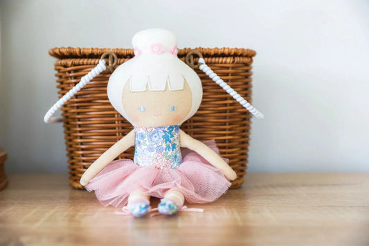 AlIMROSE, Baby Ballerina 25cm Liberty Blue