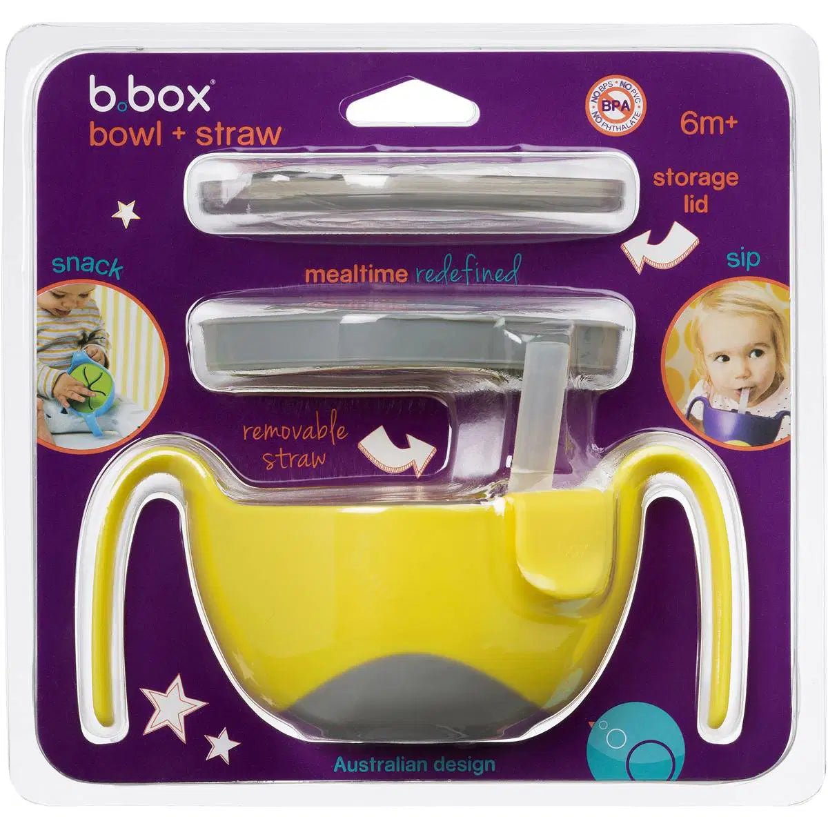 B.Box BC Bowl & Straw