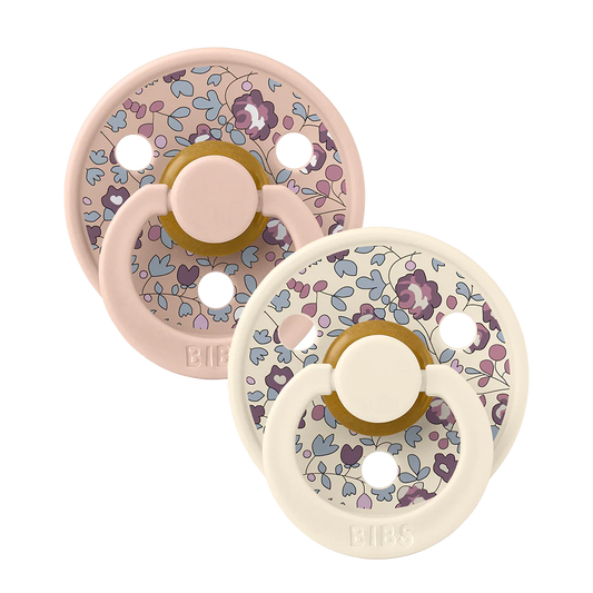 BIBS Liberty Colour, S1 - Eloise/Blush - (2pk)