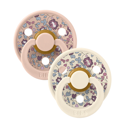 BIBS Liberty Colour, S1 - Eloise/Blush - (2pk)