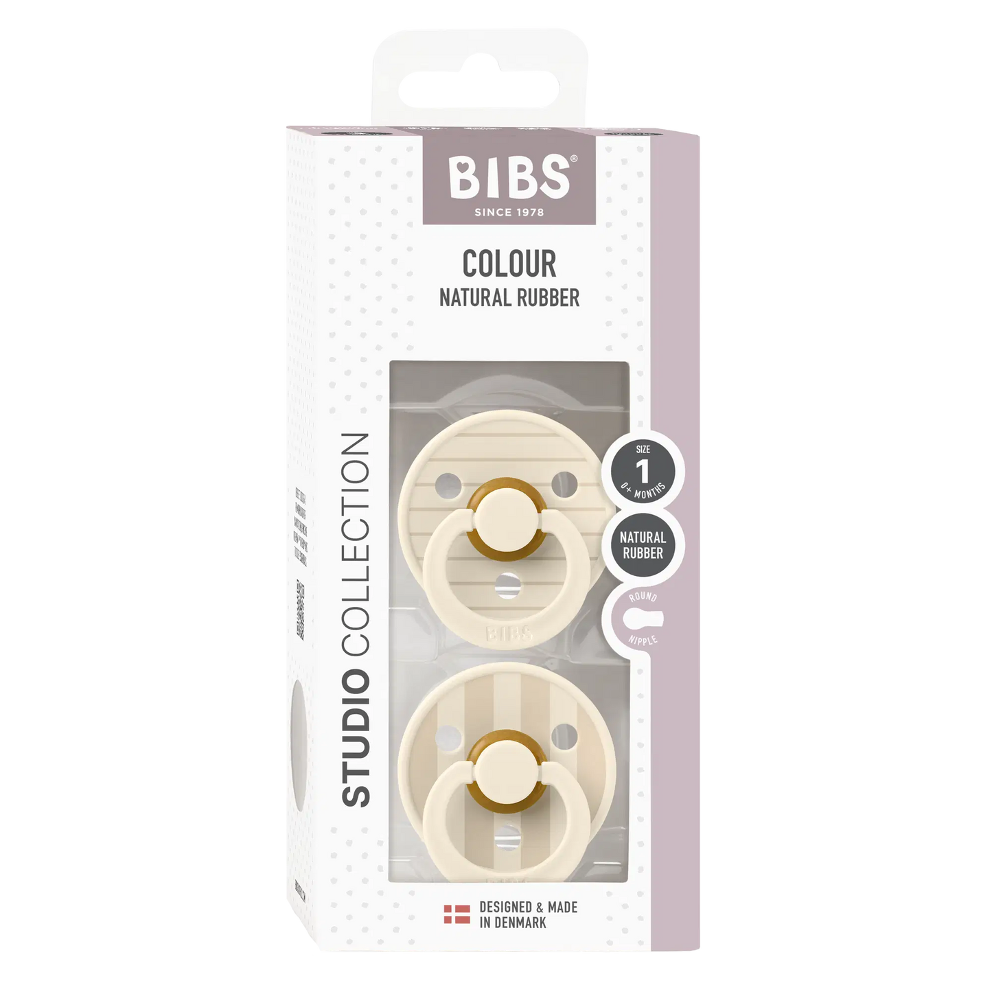 BIBS Studio Colour, S1 - Pin Ivory Vanilla Mix - (2pk)