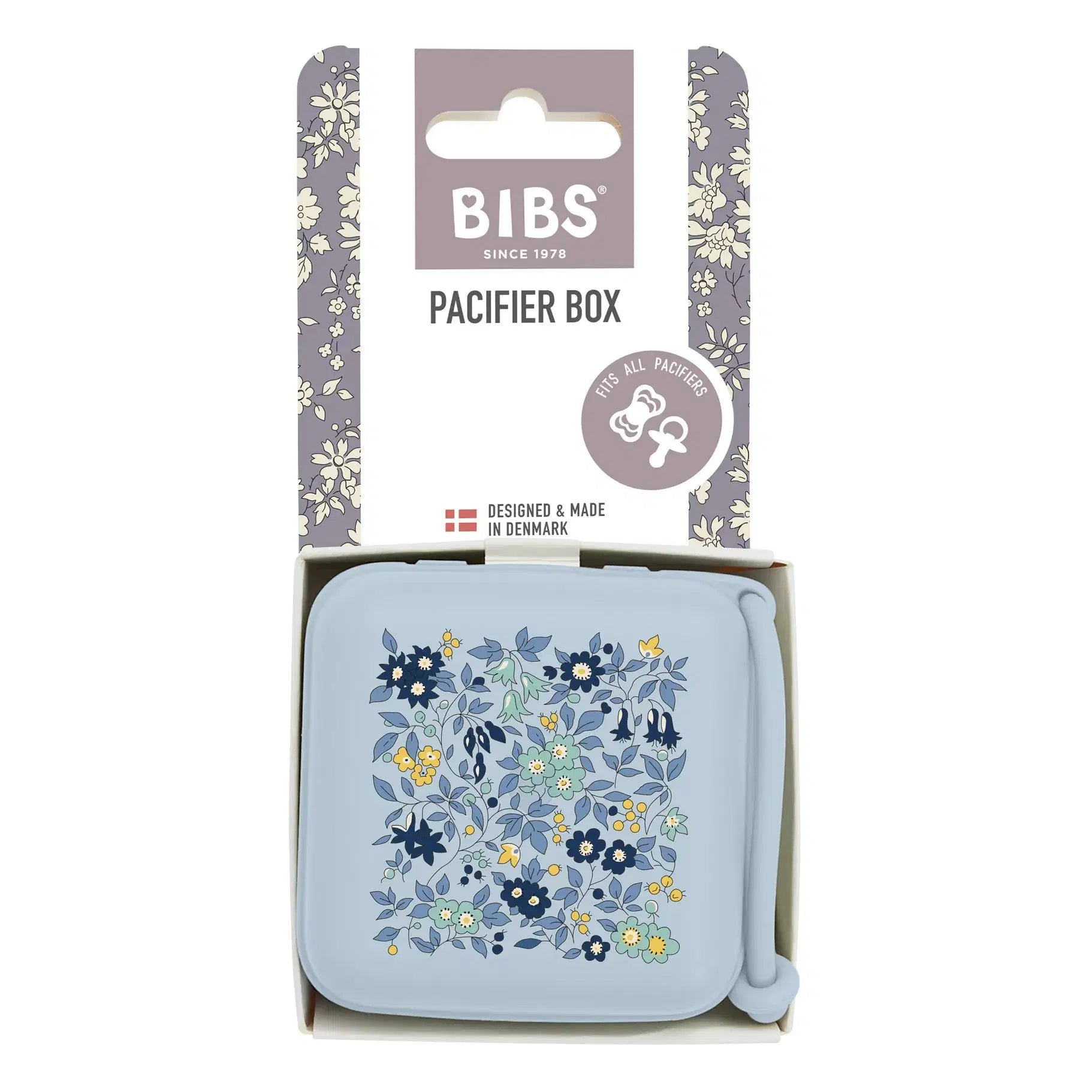 BIBS Pacifier Box Baby Blue