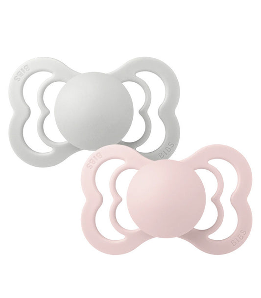 BIBS Supreme, Silicone S1 - Blossom/Haze - (2pk)