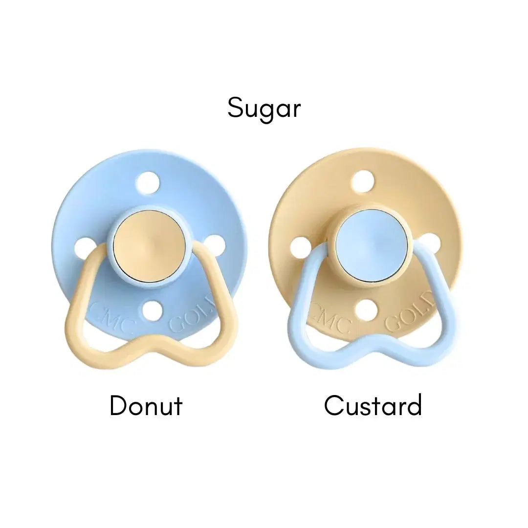 CMC Hold Me Dummies Varicoloured Twin Pack - VENTED TEAT S1 (NB-6m) "More Colors"