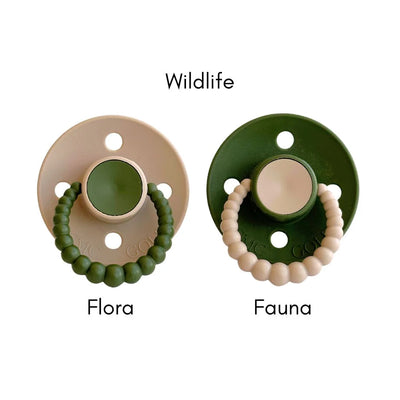NEW CMC Bubble Dummies Varicoloured Twin Pack - VENTED TEAT, S2 ( 6_18 ) 