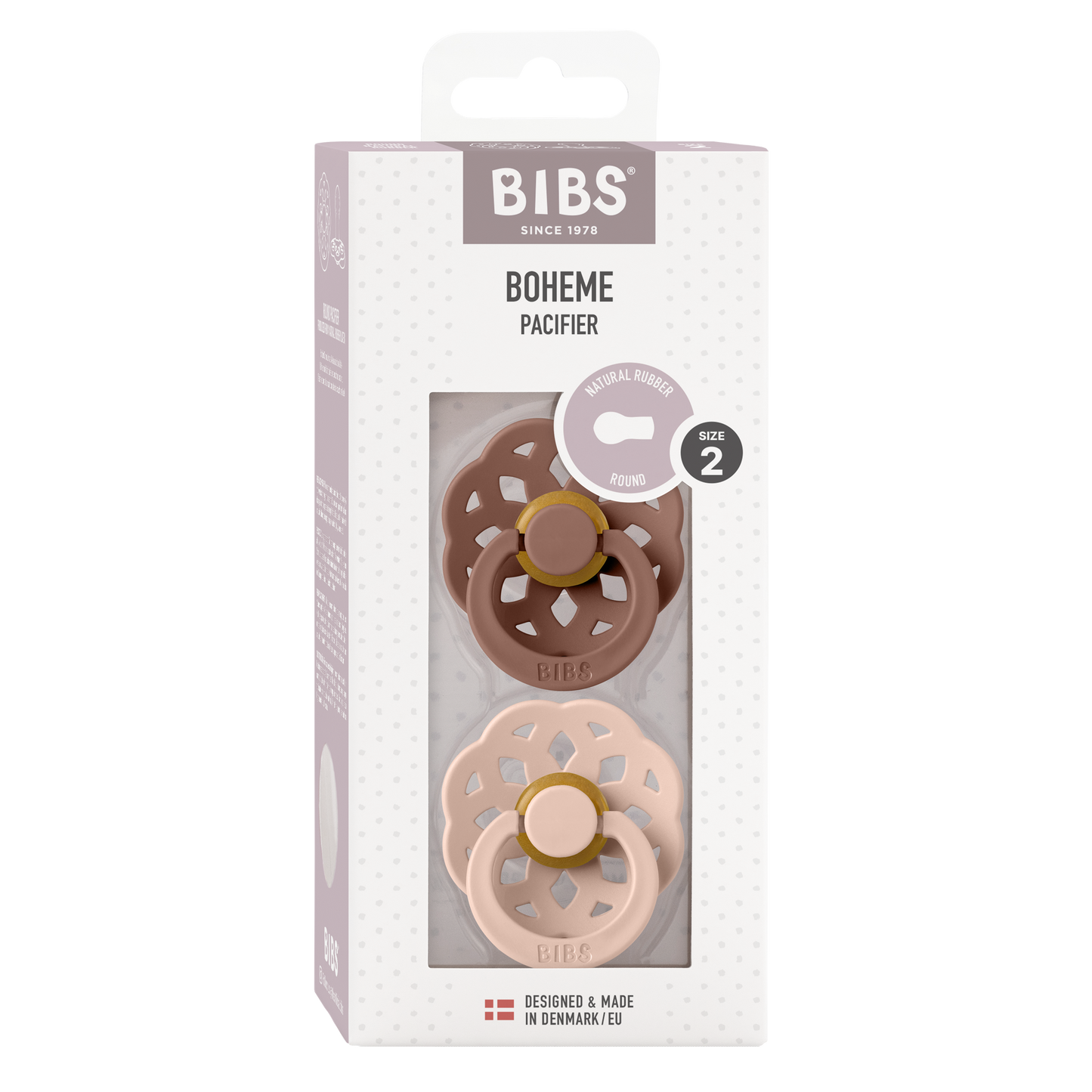 BIBS Boheme, S1 - Woodchuck/Blush - (2pk)