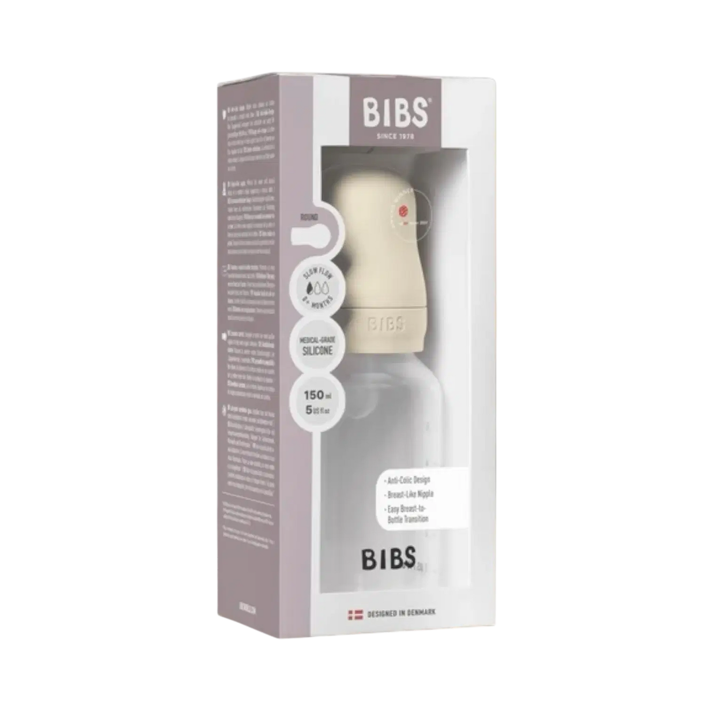 BIBS Baby Bottle Complete Set 150ml Silicone