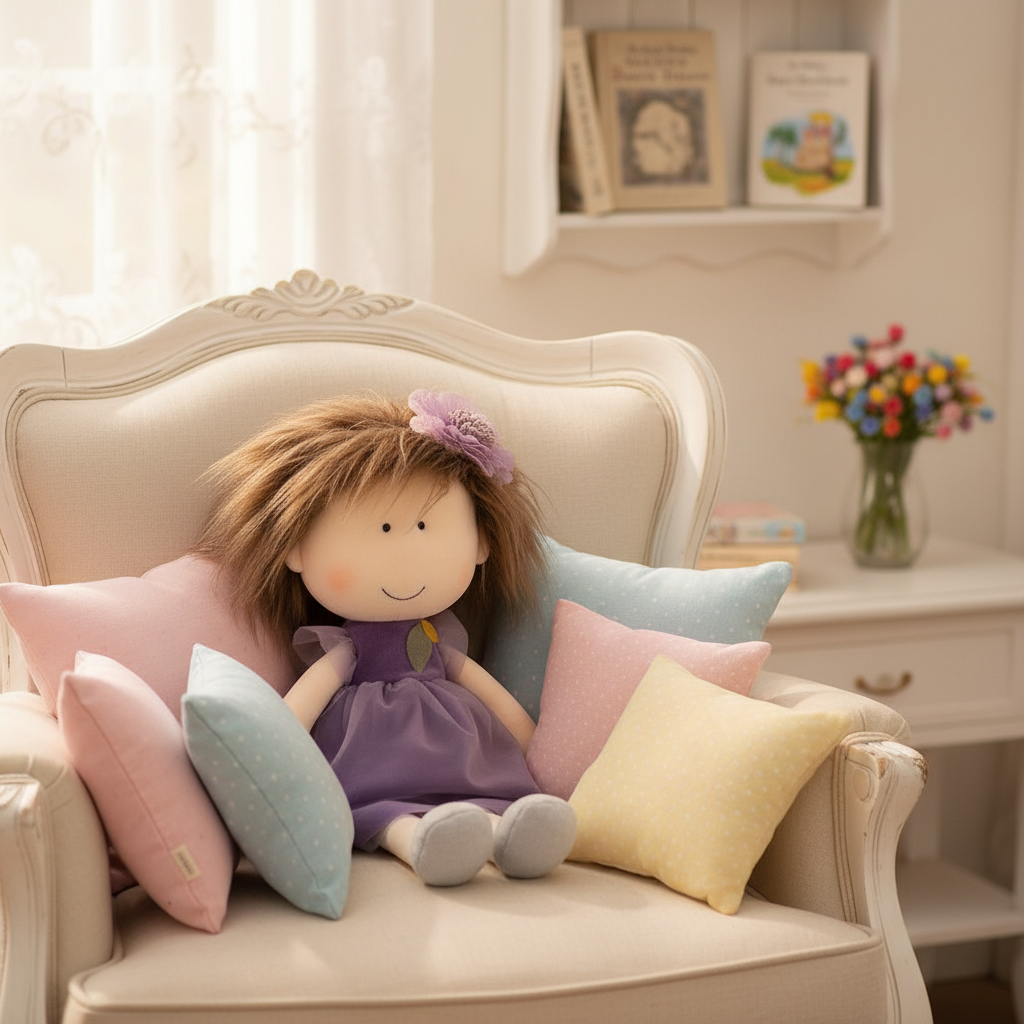 GiggleBubs 🌸 Lily – A Gentle Comfort Doll (50 cm)and 🌷 Mila – A Sweet Playtime Companion (50 cm)