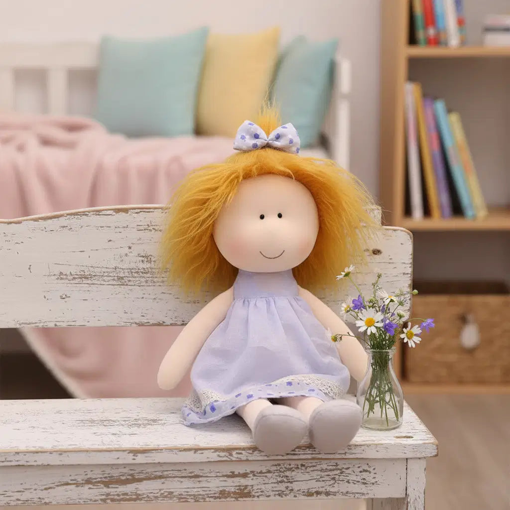 Giggle Bubs 🌸 Lily – A Gentle Comfort Doll (50 cm)and 🌷 Mila – A Sweet Playtime Companion (50 cm)
