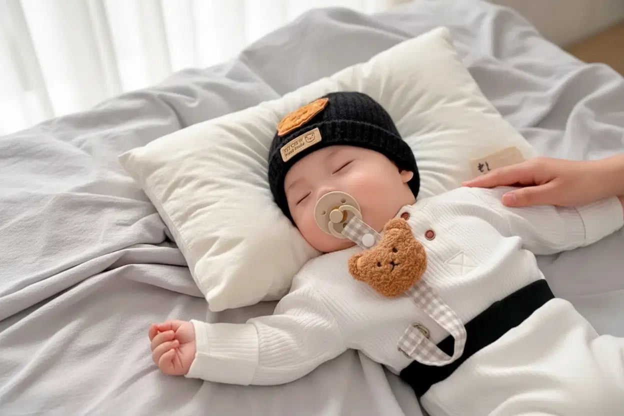 Giggle Bubs™ Plush Teddy Dummy Clip