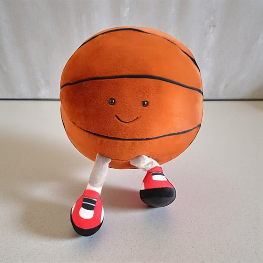 Giggle Bubs™ Baby Sporty Snuggle Plush – Soccer or Basketball
